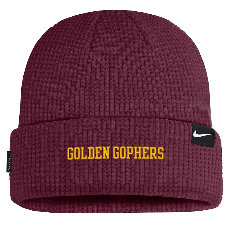 Men's Nike Maroon Minnesota Golden Gophers 2024 Sideline Terra Cuffed Knit Hat