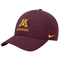 Casquette ajustable Nike Bordeaux Minnesota Golden Gophers 2025 On-Field Club pour homme