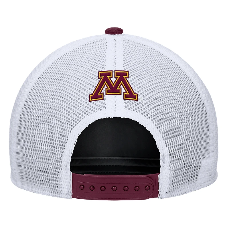 Men's Nike Maroon Minnesota Golden Gophers 2025 On-Field Rise Trucker Performance Adjustable Hat