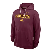 Sweat à capuche Nike Bordeaux Minnesota Golden Gophers 2025 Standard Issue Dri-FIT pour homme