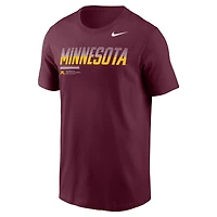 T-shirt Nike Dri-FIT Legend bordeaux Minnesota Golden Gophers 2026 pour homme