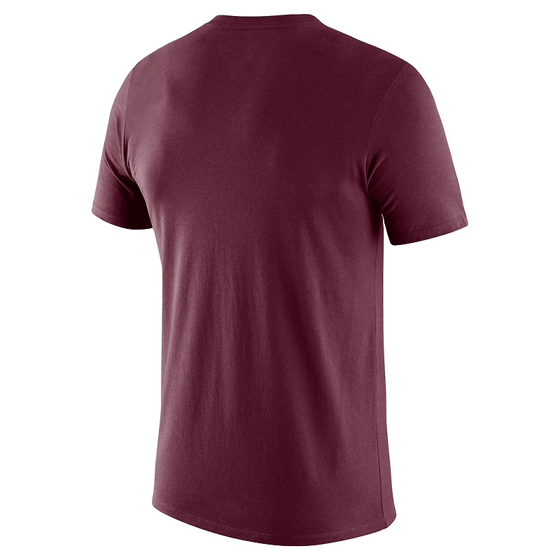 T-shirt Nike Dri-FIT Legend bordeaux Minnesota Golden Gophers 2026 pour homme