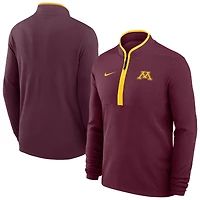 Pull-over Nike Victory Dri-FIT demi-zip bordeaux Minnesota Golden Gophers pour homme