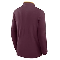 Men's Nike Maroon Minnesota Golden Gophers Basketball Victory Dri-FIT Half-Zip Pullover