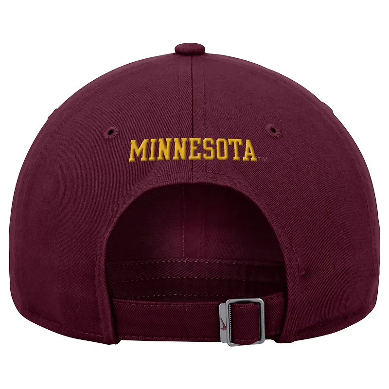 Men's Nike  Maroon Minnesota Golden Gophers Club Adjustable Hat