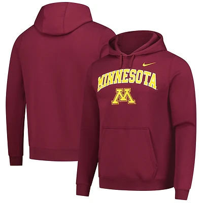 Sweat à capuche Nike Bordeaux Minnesota Golden Gophers Club pour homme