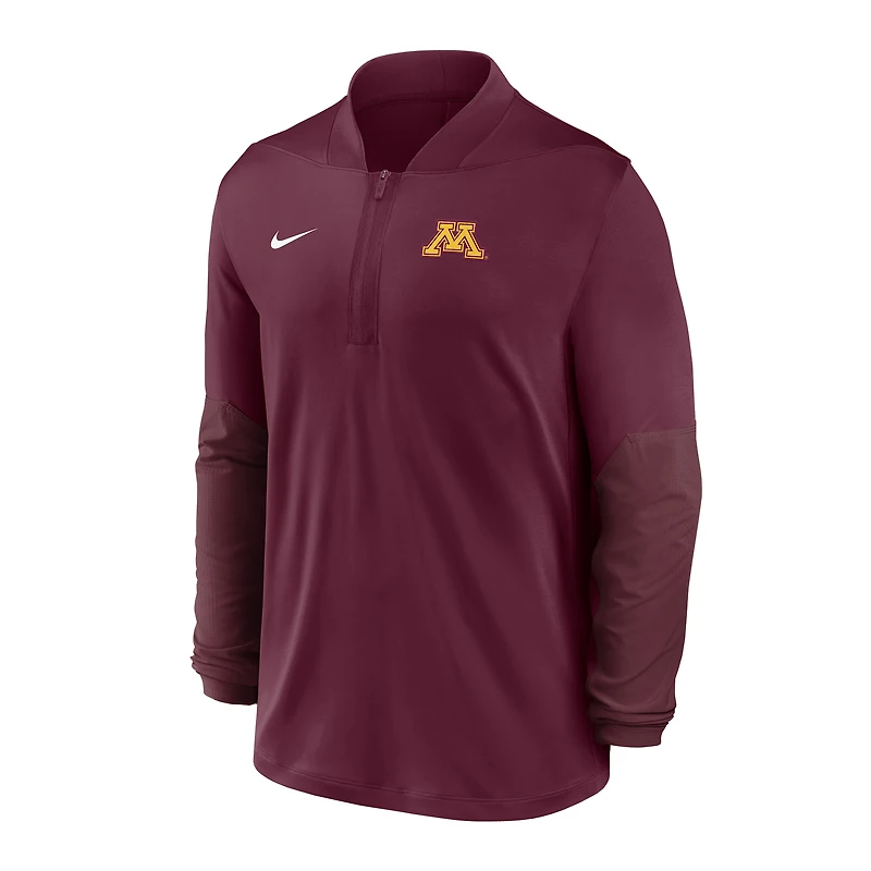 Men's Nike  Maroon Minnesota Golden Gophers Dri-FIT Half-Zip Pullover