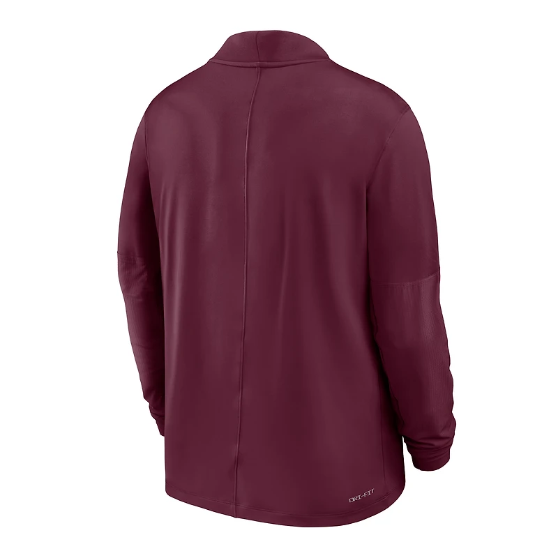 Men's Nike Maroon Minnesota Golden Gophers Dri-FIT Half-Zip Pullover