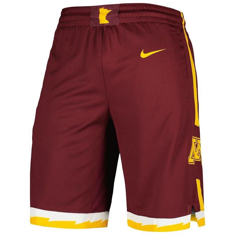 Men's Nike Maroon Minnesota Golden Gophers Replica Performance Basketball Shorts