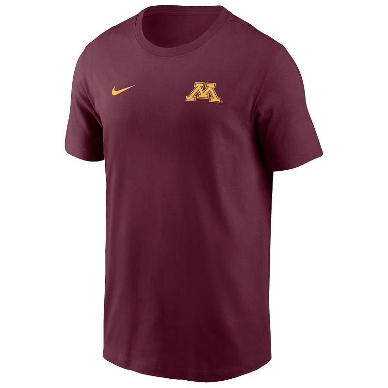 T-shirt Nike Dri-FIT marron Minnesota Golden Gophers pour homme
