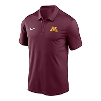 Polo Nike Victory Solid Performance marron pour homme des Golden Gophers du Minnesota