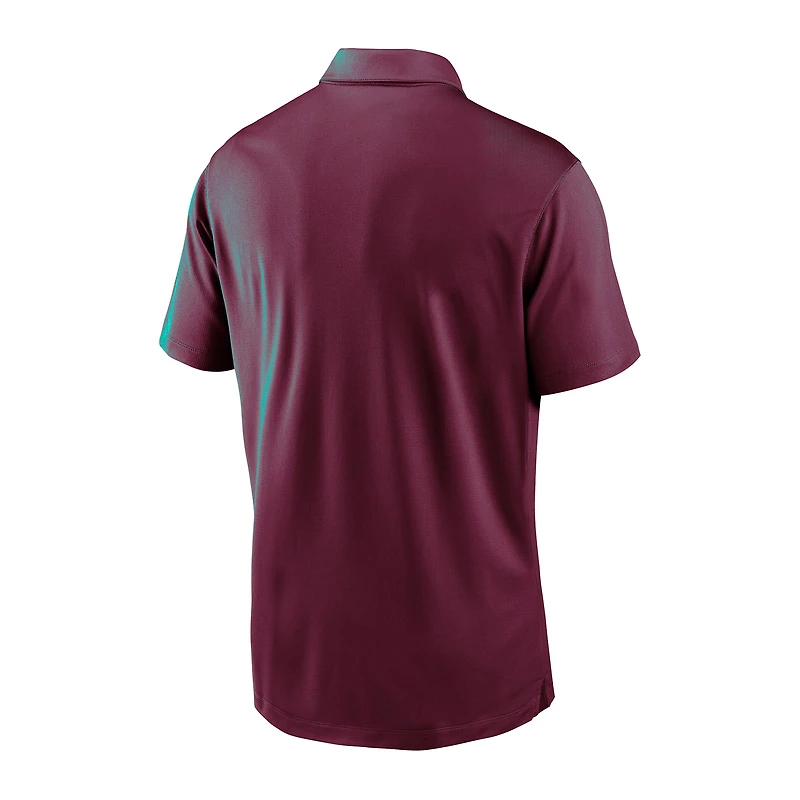 Polo Nike Victory Solid Performance marron pour homme des Golden Gophers du Minnesota