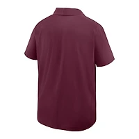 Men's Nike Maroon Minnesota Golden Gophers Woven Polo