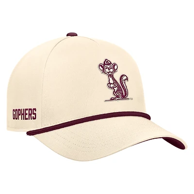 Men's Nike Natural Minnesota Golden Gophers Vintage Rope Rise Adjustable Hat