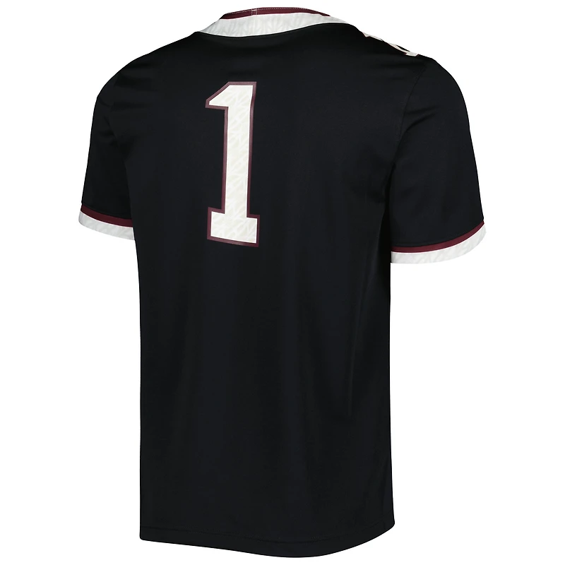 Maillot de football intouchable Nike #1 des Golden Gophers du Minnesota pour homme, noir