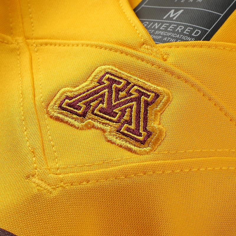 Men's Nike #1 Gold Minnesota Golden Gophers Untouchable Replica Game Jersey
