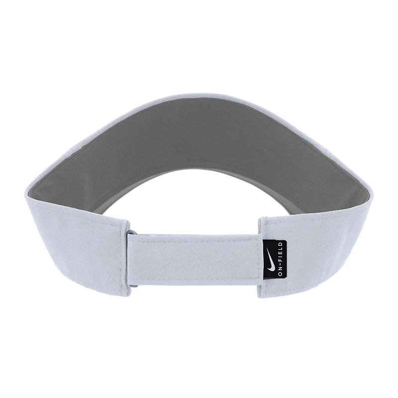 Men's Nike White Minnesota Golden Gophers 2025 On-Field Ace Performance Adjustable Visor