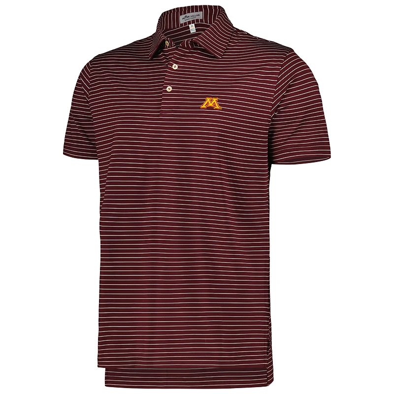 Polo en jersey Peter Millar Minnesota Golden Gophers Crafty Performance pour homme