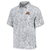Men's Tommy Bahama Gray Minnesota Golden Gophers Tropical Score IslandZone Polo