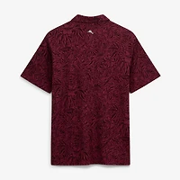 Men's Tommy Bahama  Maroon Minnesota Golden Gophers IslandZone Wild Hibiscus Tri-Blend Polo