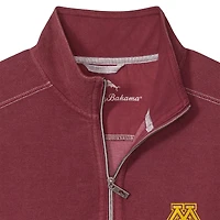 Men's Tommy Bahama Maroon Minnesota Golden Gophers Montego Bay Half-Zip Jacket