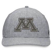 Men's Top of the World Gray Minnesota Golden Gophers Grit Flex Hat