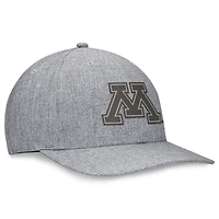 Men's Top of the World Gray Minnesota Golden Gophers Grit Flex Hat