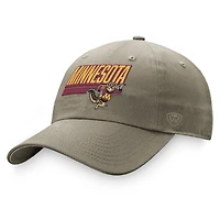 Casquette réglable Kaki Minnesota Golden Gophers Slice Top of the World pour homme