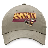 Casquette réglable Kaki Minnesota Golden Gophers Slice Top of the World pour homme