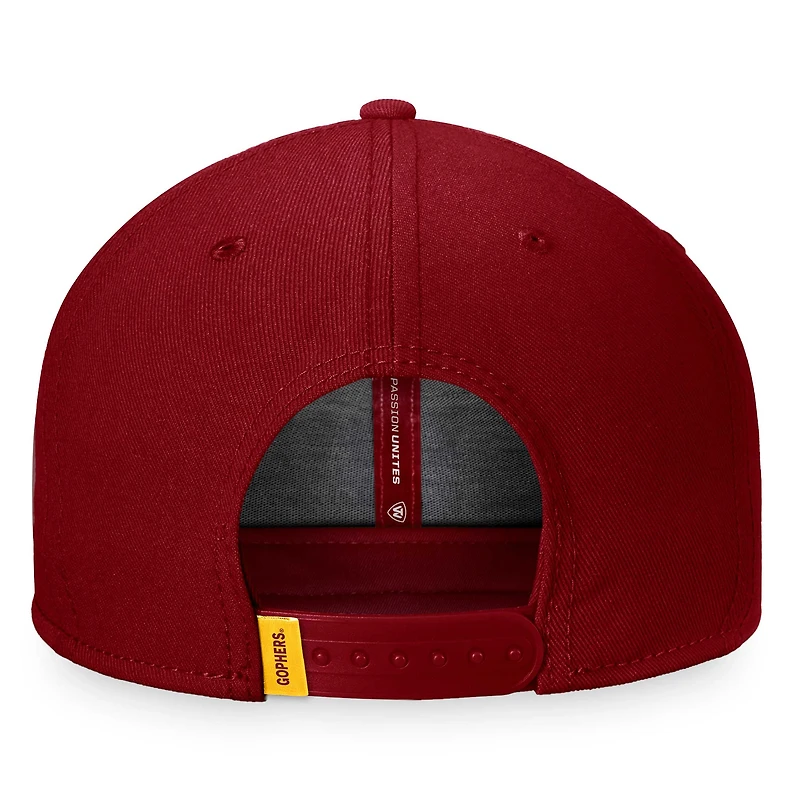 Men's Top of the World Maroon Minnesota Golden Gophers Bank Hat