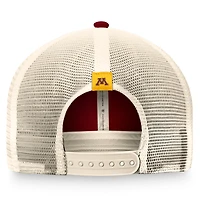 Casquette réglable de camionneur raffiné Top of the World marron Minnesota Golden Gophers pour hommes