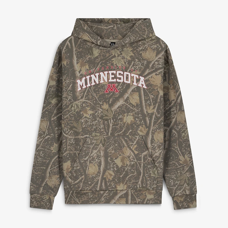 Men's Uscape Apparel Camo Minnesota Golden Gophers Back Bay Fleece Hoodie