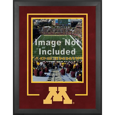 Cadre photo vertical de luxe Minnesota Golden Gophers 16'' x 20'' avec logo de l'équipe