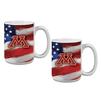 Minnesota Golden Gophers  Two-Pack 15oz. Americana Mug Set