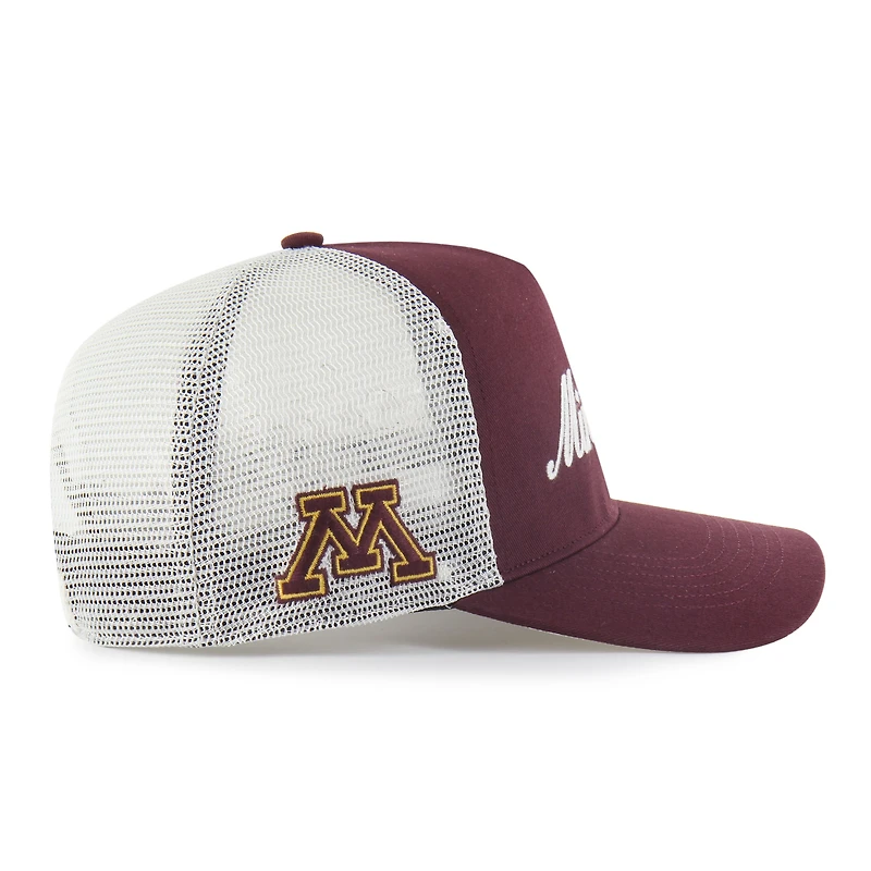 Casquette ajustable unisexe « 47 » marron Minnesota Golden Gophers Contemporary Basics Foundation Trucker Hitch