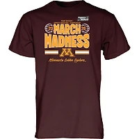T-shirt unisexe bleu 84 bordeaux Minnesota Golden Gophers, tournoi de basketball féminin NCAA 2026 « March Madness »