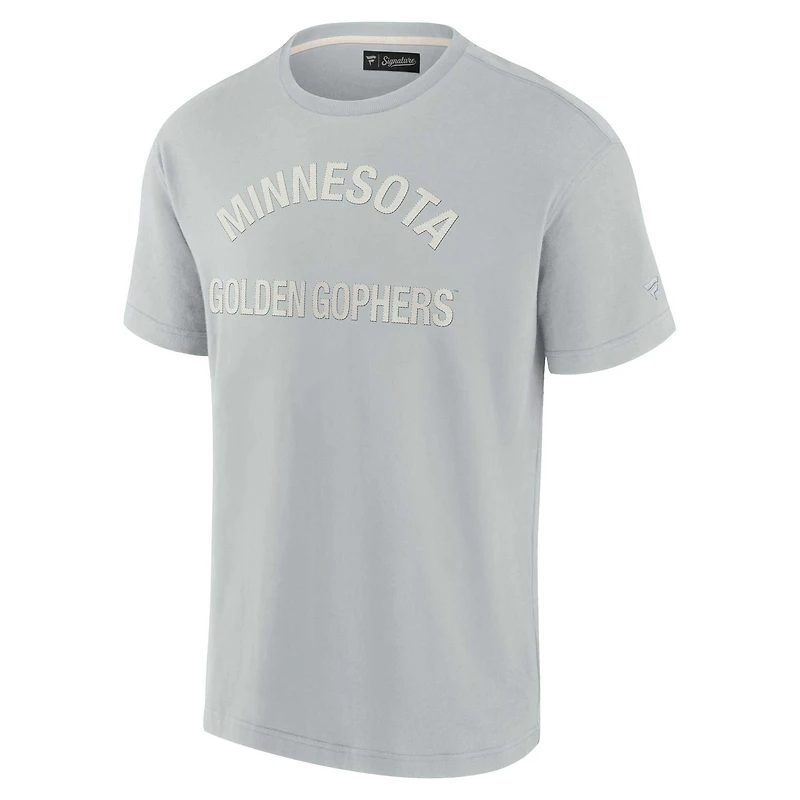 Unisex Fanatics Gray Minnesota Golden Gophers Elements Super Soft Short Sleeve T-Shirt