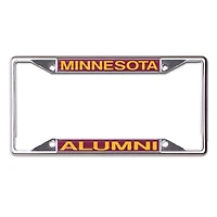 WinCraft Minnesota Golden Gophers Alumni School Supporter Cadre de plaque d'immatriculation en métal découpé au laser