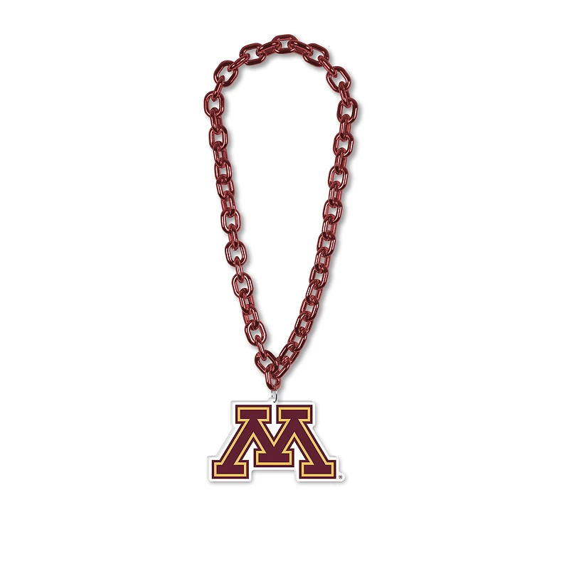 WinCraft Minnesota Golden Gophers Collier à grande chaîne avec logo