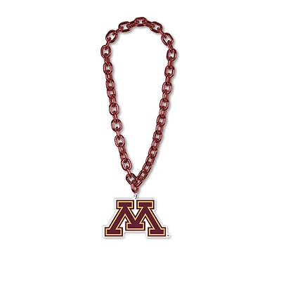 WinCraft Minnesota Golden Gophers Collier à grande chaîne avec logo