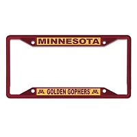 WinCraft Minnesota Golden Gophers Cadre de plaque d'immatriculation couleur chrome