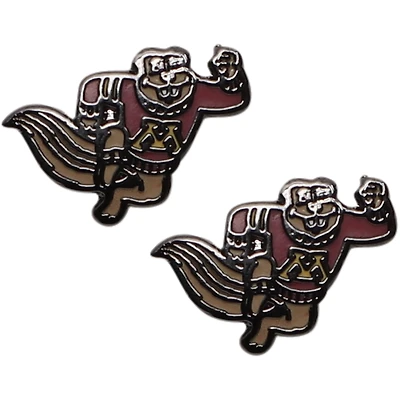Boucles d'oreilles WinCraft Minnesota Golden Gophers Post
