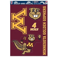 WinCraft Minnesota Golden Gophers Primary 11'' x 17'' Multi-Use Decal Sheet