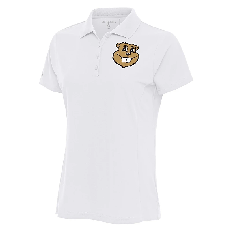 Polo piqué Goldy Legacy blanc Antigua pour femme des Golden Gophers du Minnesota