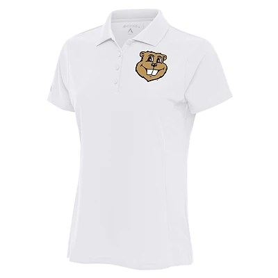 Polo piqué Goldy Legacy blanc Antigua pour femme des Golden Gophers du Minnesota