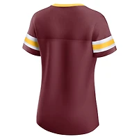 T-shirt à lacets emblématique Athena des Golden Gophers du Minnesota Fanatics pour femmes