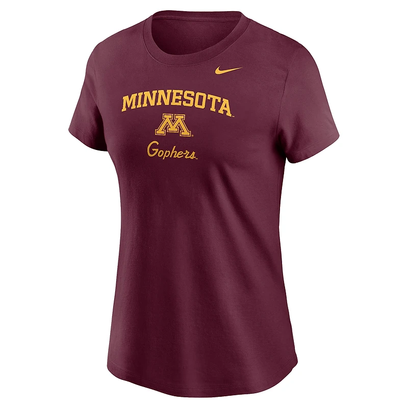 Women's Nike Maroon Minnesota Golden Gophers Primary T-Shirt