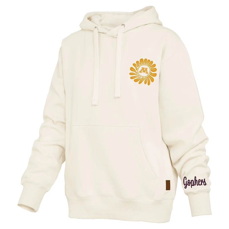 Women's Pressbox  Cream Minnesota Golden Gophers Elena Janise Hoodie
