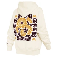Women's Pressbox  Cream Minnesota Golden Gophers Elena Janise Hoodie