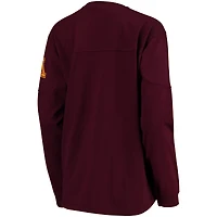 Women's Pressbox Maroon Minnesota Golden Gophers Edith Long Sleeve Oversized Top